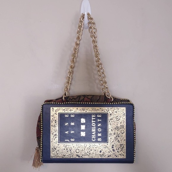 Handmade Handbags - Handmade Pocket "Book" Handbag Book Cover Purse Jane Eyre Charlotte Bronte